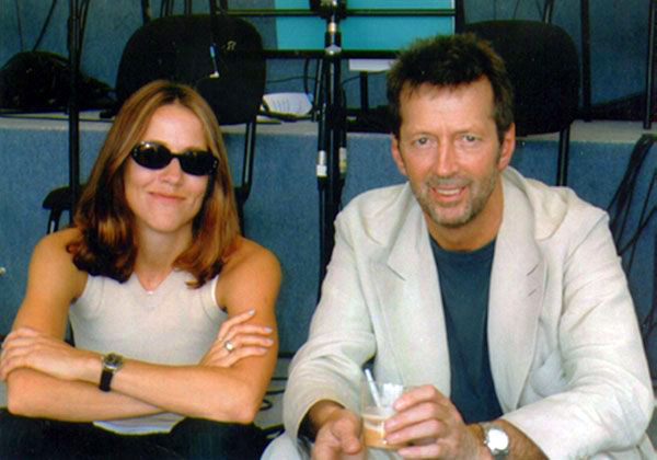 Sheryl with Eric Clapton - Backstage @ Parco Novi Sad, Modena, Italy